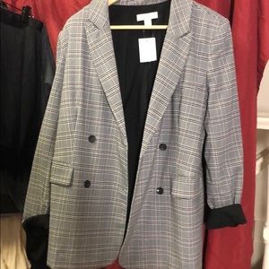 Plaid blazer